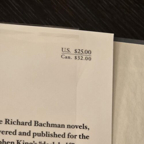 Stephen King as Richard Bachman Blaze First Edition / First Printing