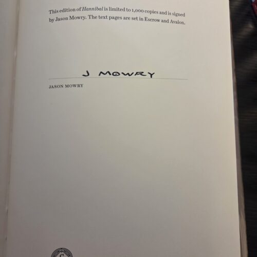 Hannibal Suntup Artist Edition Signed