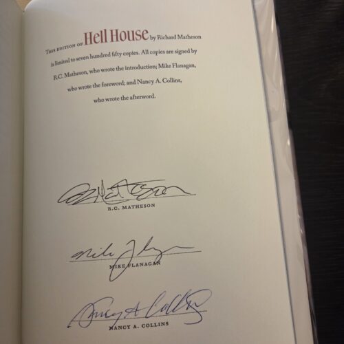 Hell House Artist Edition Signed