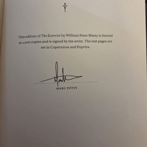 The Exorcist Suntup Artist Edition Signed
