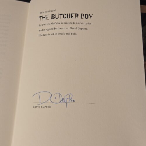 The Butcher Boy Suntup Artist Edition Signed