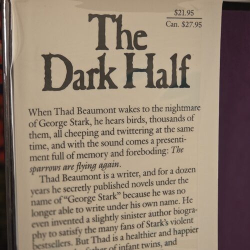 Stephen King The Dark Half First Edition / First Printing