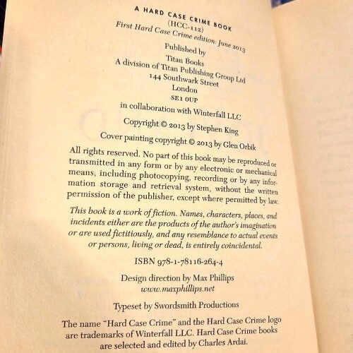 Stephen King Joyland First Edition Paperback