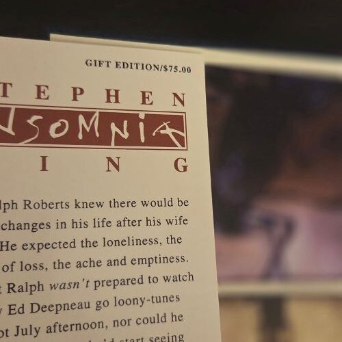 Stephen King Ziesing Books Insomnia Limited Gift Edition with Slipcase