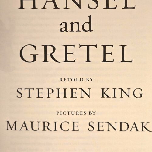 Stephen King Hansel and Gretel First Edition / First Printing