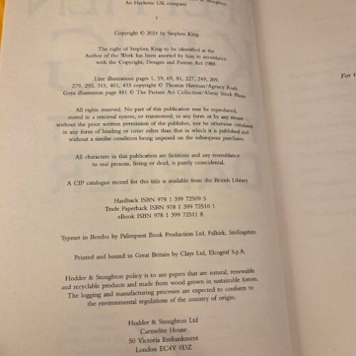 Stephen King You Like it Darker UK Collector's First Edition / First Printing