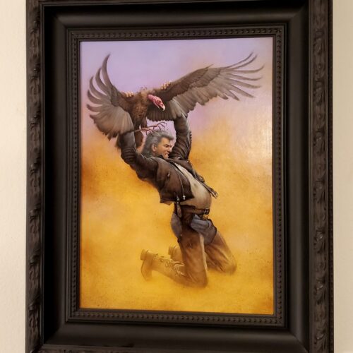 The Buzzard Original Painting by Don Maitz