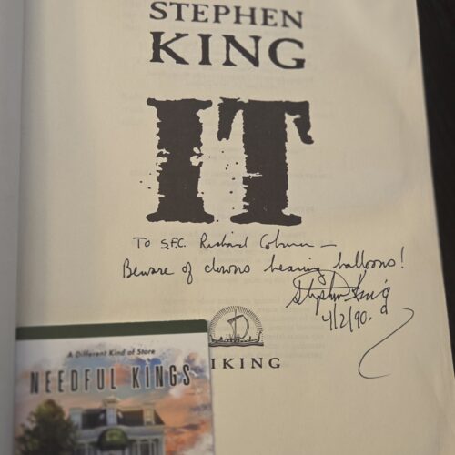 Stephen King IT First Edition / Fifth Printing Signed with Slipcase
