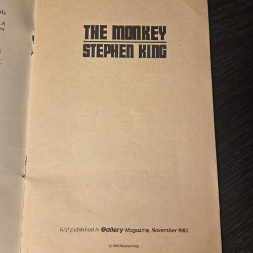 Stephen King The Monkey