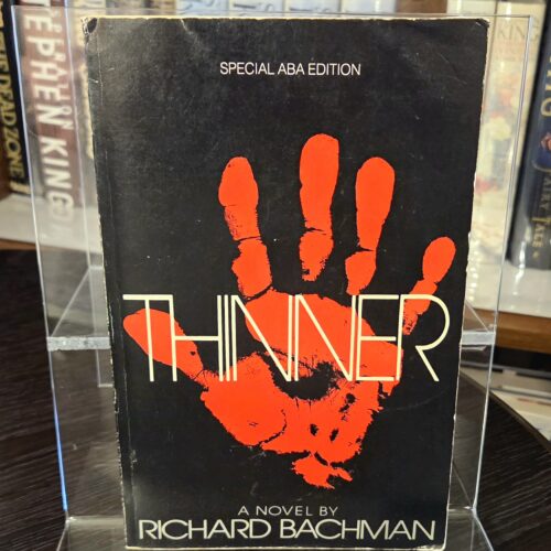 Stephen King (as Richard Bachman) — Thinner Special ABA Edition — Uncorrected Advanced Proof (NAL, 1984)