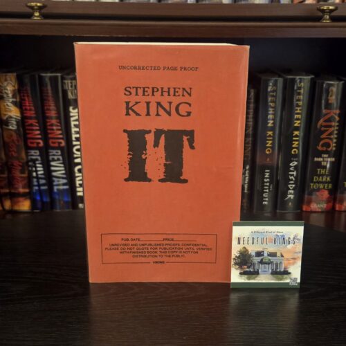 Stephen King — IT Uncorrected Page Proof / Pre‑Publication Edition