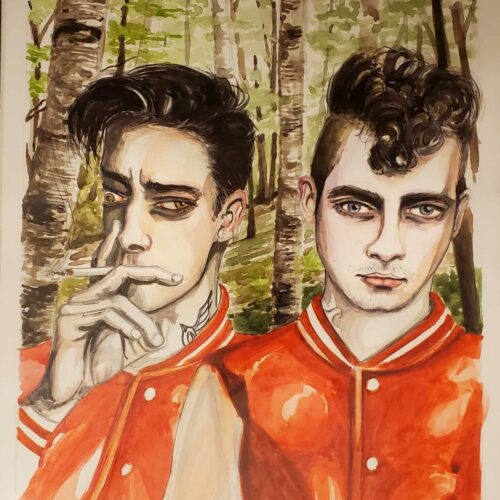 Eli John Art - Ace and Eyeball The Body