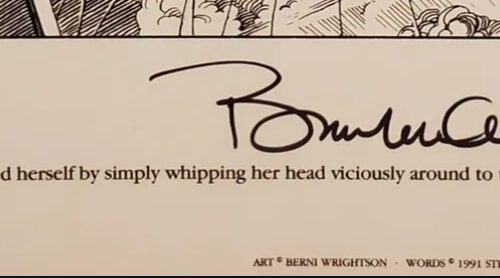 Bernie Wrightson signed The Stand Plate #8 print